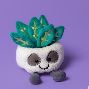 Jellycat Amuseables Skull Planter BNWT Sold Out